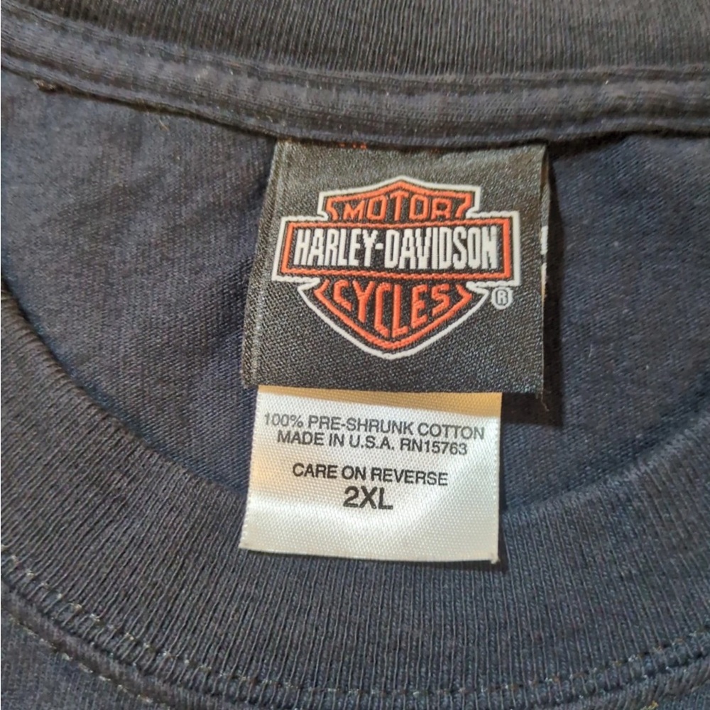 Vintage Bumpus Harley Davidson Shirt Size 2XL Hogan Wild Tennessee - Picture 5 of 8
